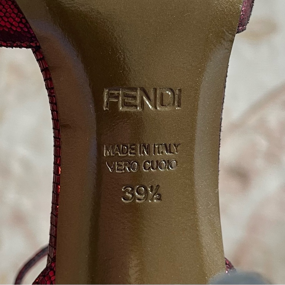 Vintage Fendi Italian Women’s Stiletto Sandals - Picture 5 of 8